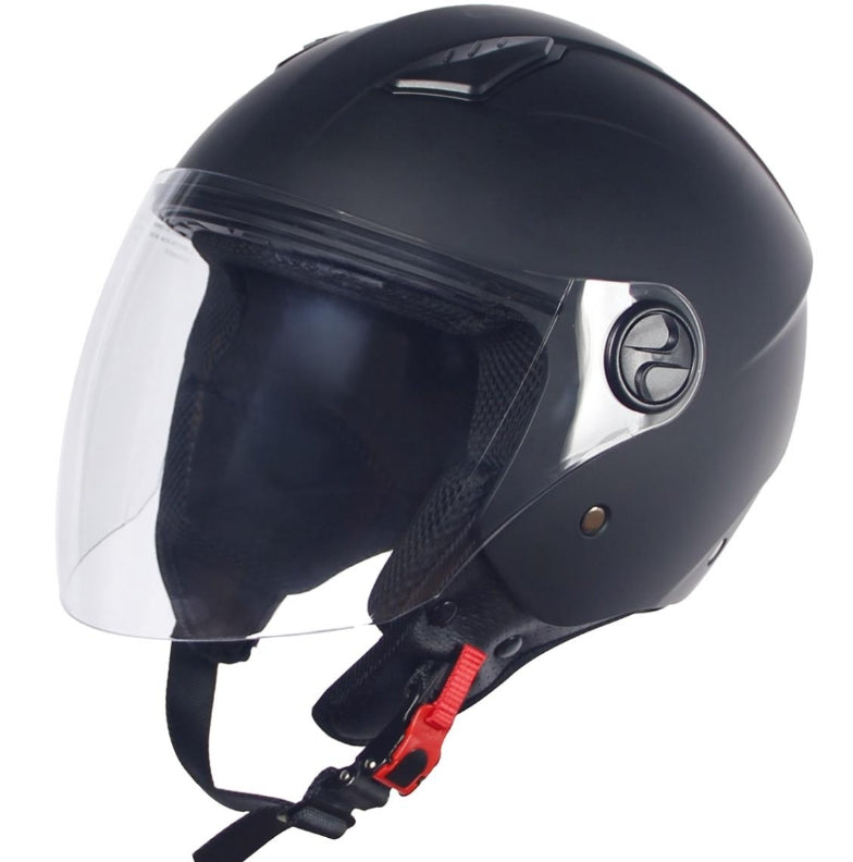 Helm vito jet bravo mat zwart
