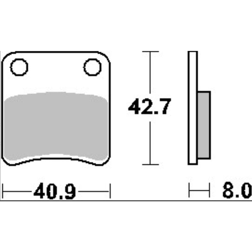 Remblokset mb/viva>08 voor sbs 115hf