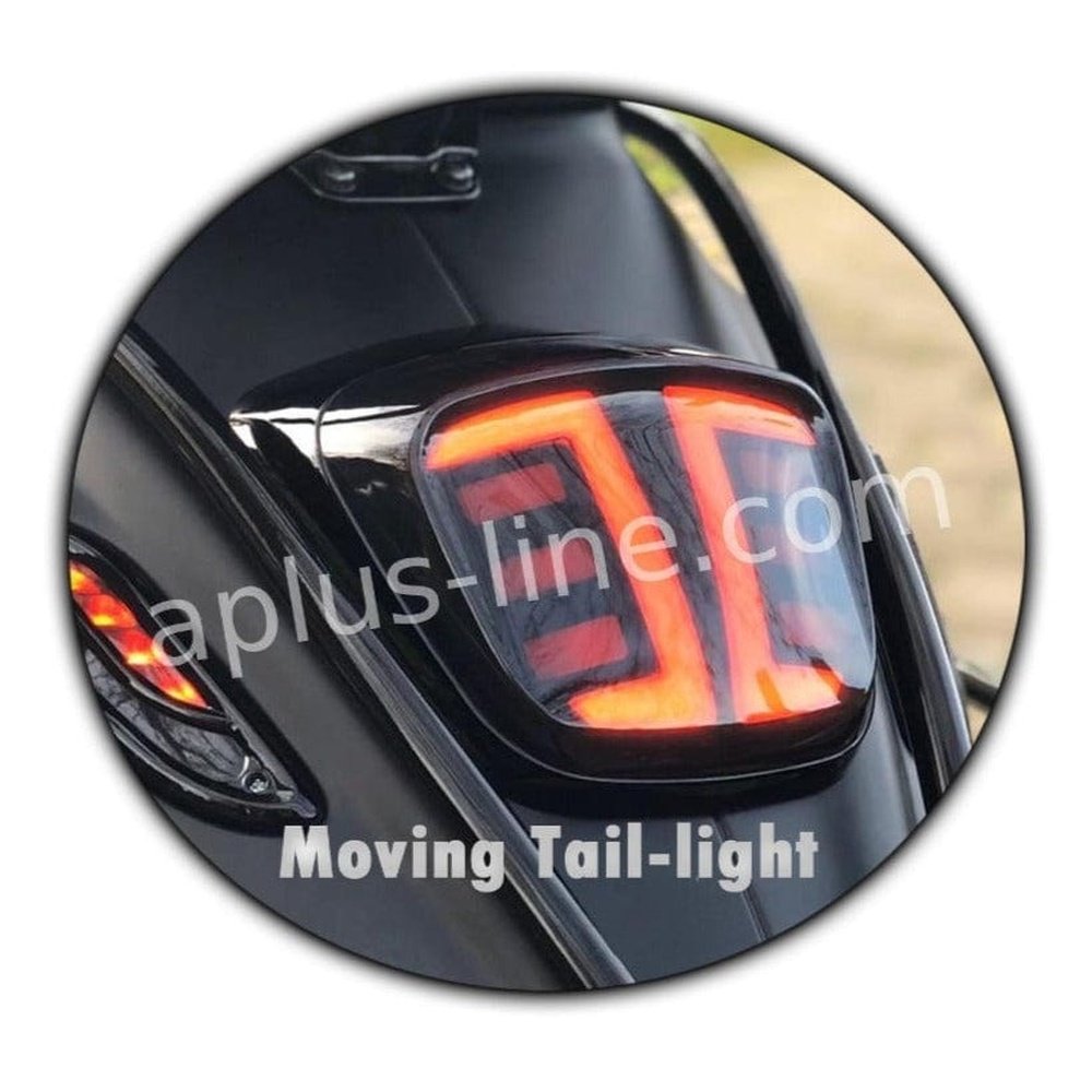 Achterlicht aplus led/tube passend op sprint / primavera e4 - smoke 'moving'