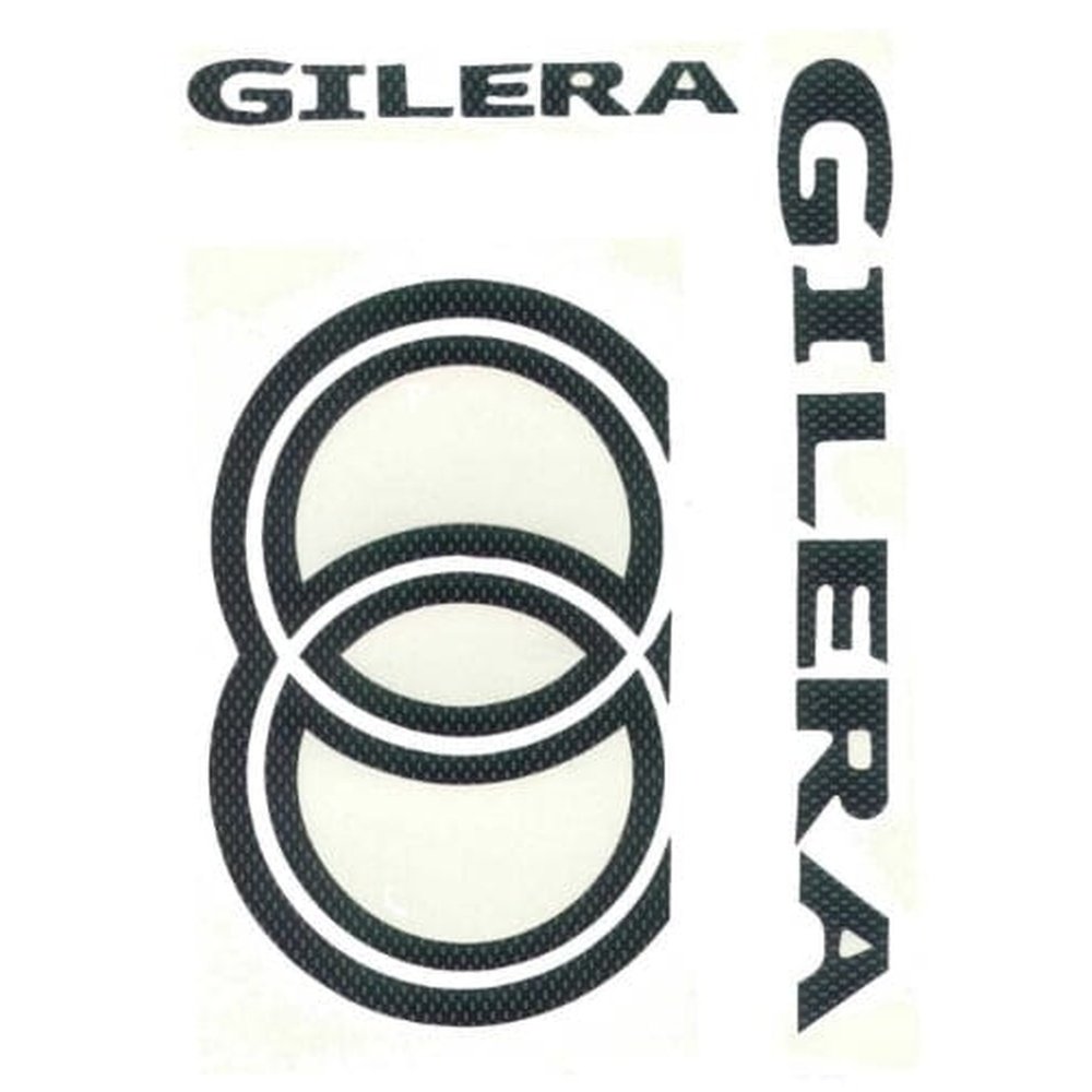 Stickerset gilera carbon 5-delig