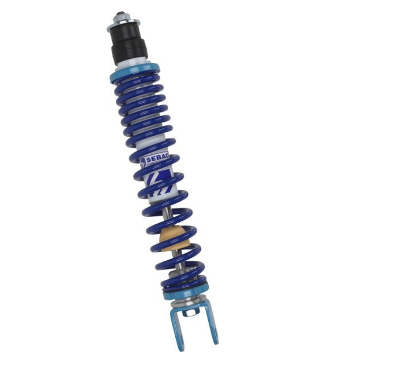 Schokbreker sebac achter hydraulisch blauw/wit runner, runner dd
