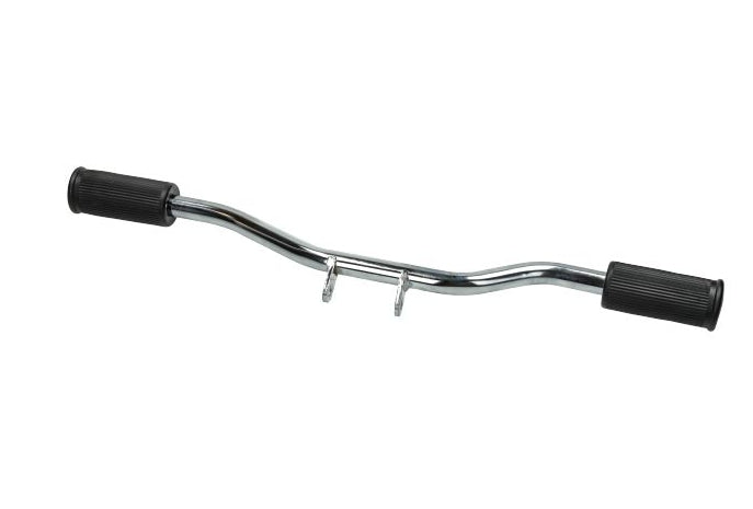 Voetsteunbeugel + rubber (made in eu) orgineel chroom past op zundapp